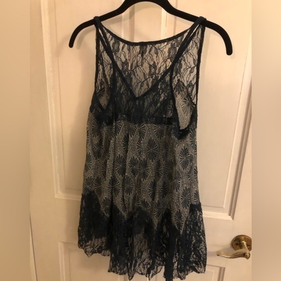 Free People Bell Trapeze Lace Cami Tank Top - Picture 4 of 10